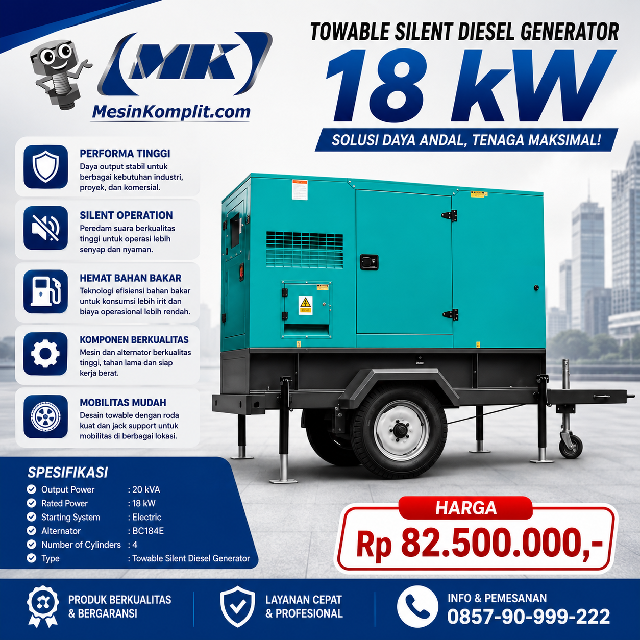 Genset Trailer Sound Syst...
